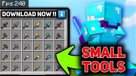 Small Tools PvP Swords Texure Pack For Minecraft Pe Best PvP Tools