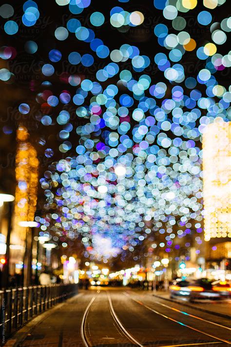 Urban City Lights Bokeh By Stocksy Contributor Peter Wey Stocksy