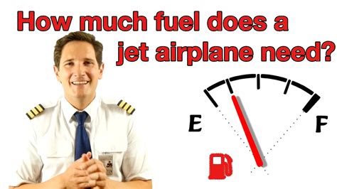 How Much Fuel Does A Jet Airplane Need Explained By Captain Joe Youtube