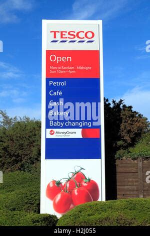 Tesco Supermarkt Hunstanton Norfolk England Uk Britisches Englisch