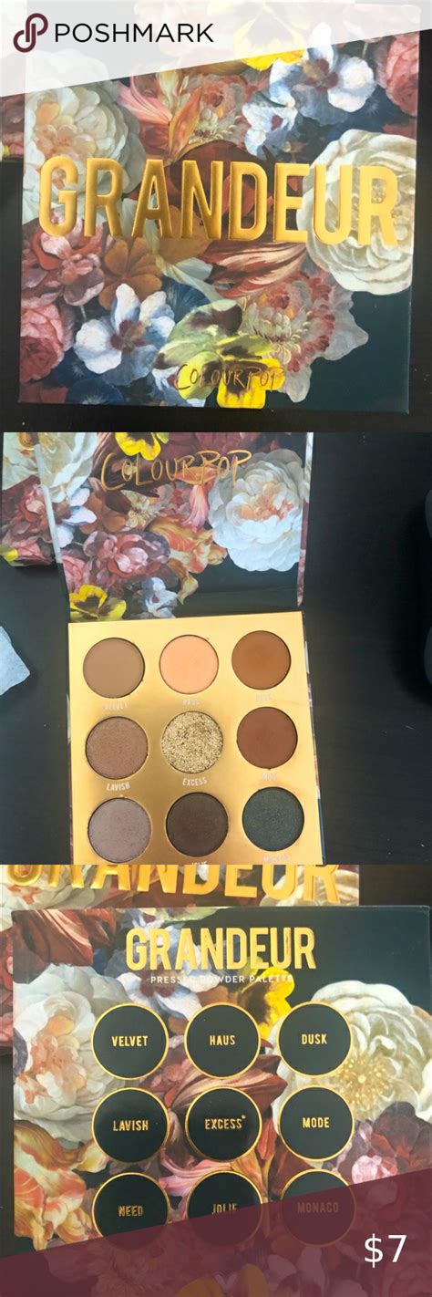 Colourpop Grandeur Palette Palette Colourpop Velvet