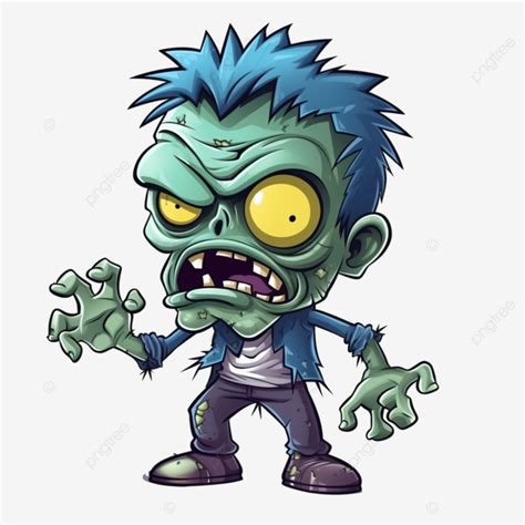 Cute Monster Cartoon Zombie, Monster, Cartoon, Character PNG ...