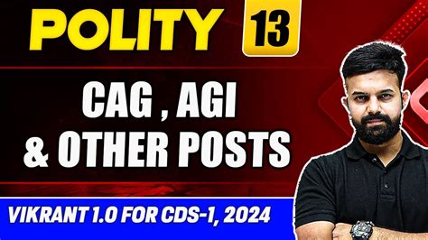 Cds Polity Cag Agi Other Posts Cds Preparation Cds Youtube