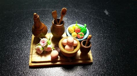 Miniaturas De Comidas Miniatures Meals