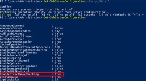 Enable SMB Encryption on SMB Shares