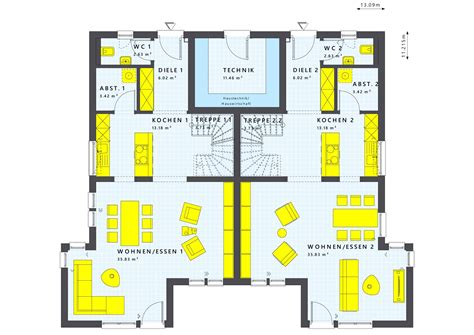 Zweifamilienhaus Stadtvilla Solution V Hausbaudirekt De