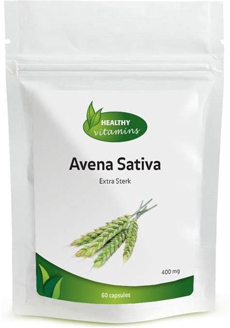 Healthy Vitamins Avena Sativa Extract 60 Capsules 400 Mg Bol