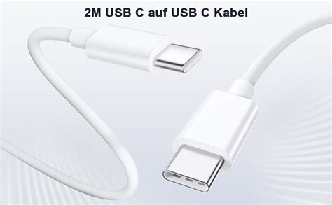 Iphone 15 Ladekabel Usb C Mit Netzteil 20w Iphone Schnellladegerät Usb