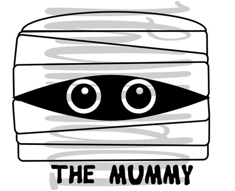 Mummy The Mummy Svg Two Svg Files Digital Download Etsy