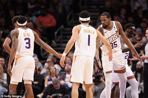 Phoenix Suns Big 3 Of Kevin Durant Devin Booker And Bradley Beal Play Together For The First