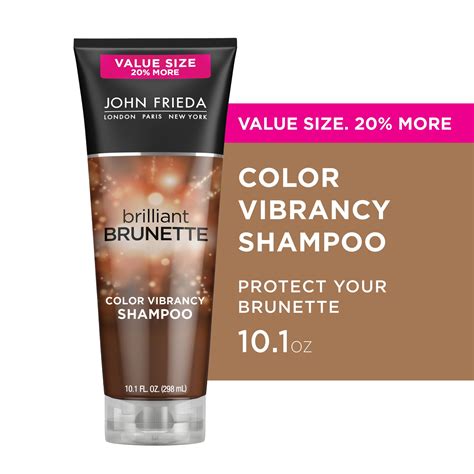 John Frieda Brilliant Brunette Color Vibrancy Shampoo With Cocoa