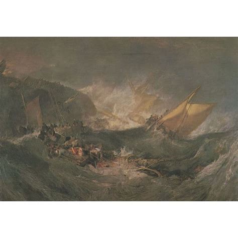 Turner The Shipwreck Of The Minotaur Painting Postcard on eBid United ...