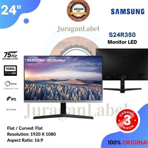 Jual Led Monitor Samsung 24 Inch S24r350 Fhd Hdmi Bezel Less Ips 75hz