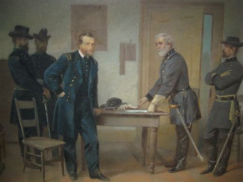 Lee S Surrender To Grant At Appomattox By Alonzo Chappel Flickr