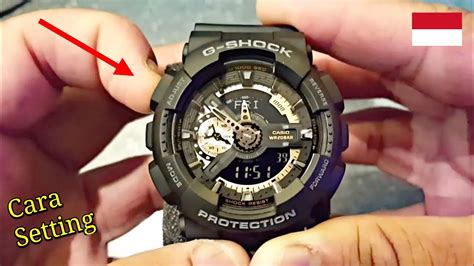 Cara Mengatur Setting Jam Tangan Casio G Shock Protection GA 110