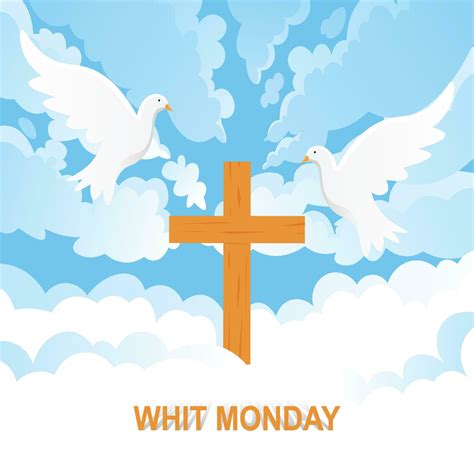 Whit Monday background. 23729988 Vector Art at Vecteezy