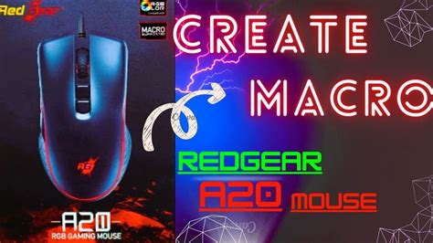 How To Set Macros In Redgear A 20 Gaming Mouse Quick Guide All In