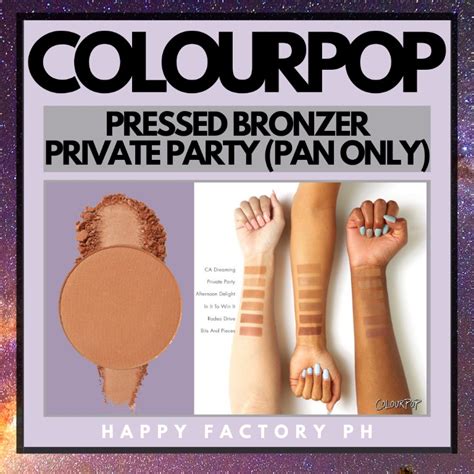 Colourpop Pressed Powder Bronzer In Private Party Beauty And Personal