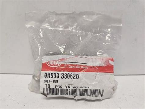 1998-2005 Genuine Kia Front Wheel Stud *10 Pieces* OEM 0K993-33062B | eBay