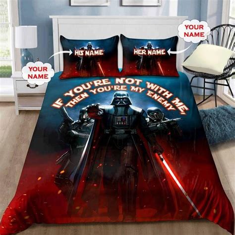 Parure De Lit Star Wars Dark Vador 17 Housse De Couette Ensemble De Li