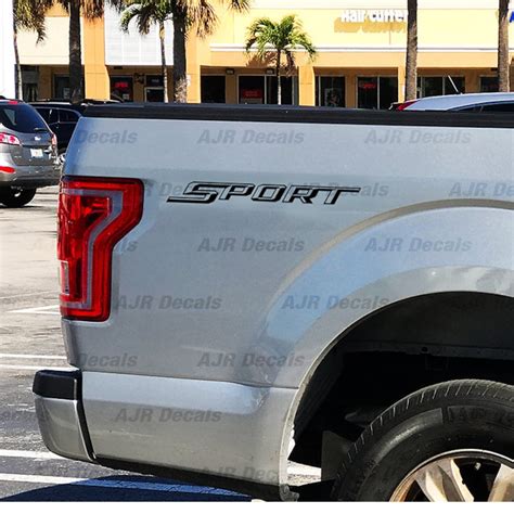 Sport Decals Fits Ford Bedside Truck Sticker Vinyl In 6 Colors 2 Pieces Etsy