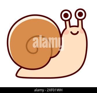 Vector Illustration Of Snail Cartoon Stock Vector Image Art Alamy