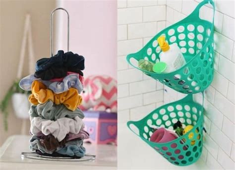 20 Genius Dollar Store Bathroom Hacks Dollar Store Organizing Room