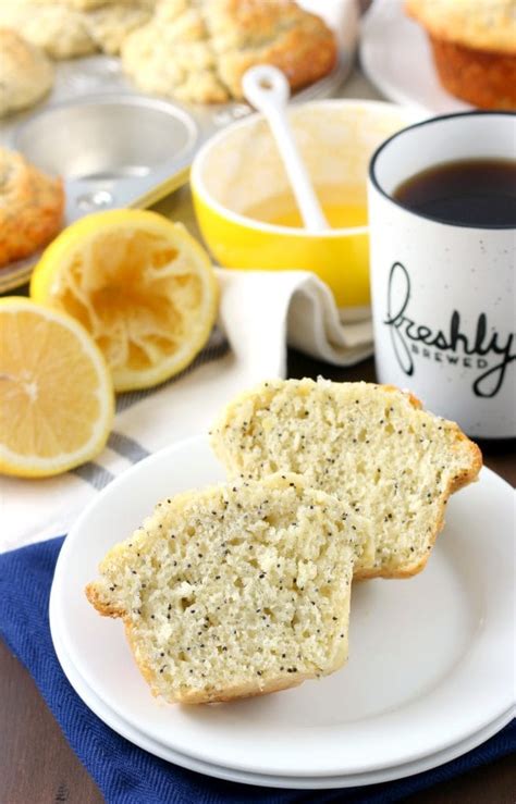 Bakery Style Lemon Poppy Seed Muffins A Kitchen Addiction