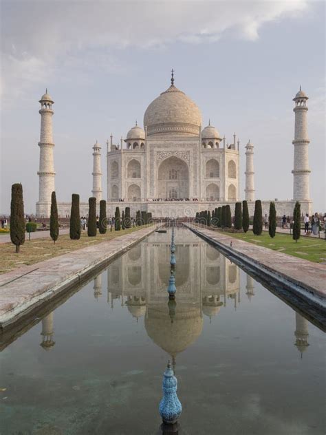 Taj Mahal Reflection Stock Image Image Of Indian Asia