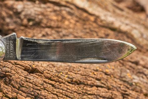 Vintage Camillus Cutlery Company pocket knife WWII era