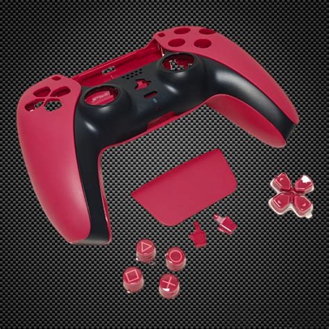 Official Cosmic Red Ps5 Controller Full Shell Primzstar Modz