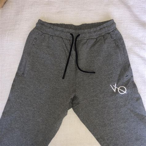 Vanquish Eclipse Grey Tapered Sweatpants Depop