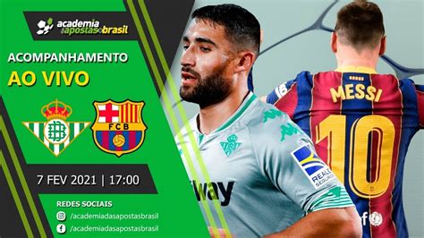 Real Betis Vs Barcelona Ao Vivo La Liga Acompanhamento Youtube