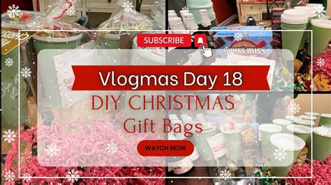 Vlogmas Day 18 Spreading Holiday Cheer DIY Gift Bags For Our Amazing