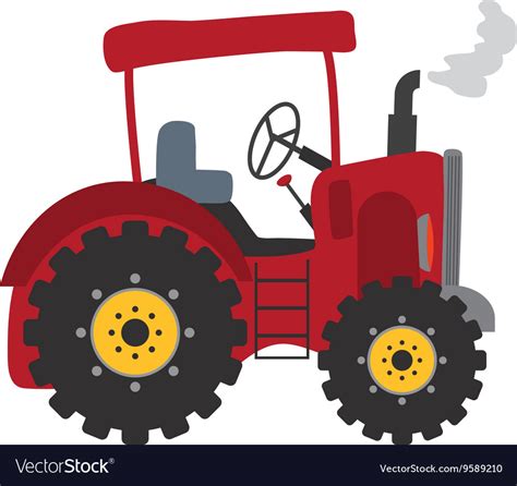 Tractor icon farm concept graphic Royalty Free Vector Image