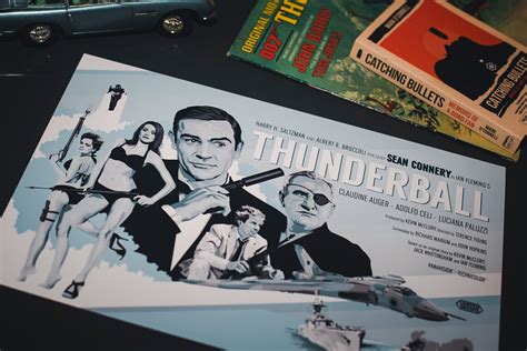 James Bond 007 Unofficial Fan Art Thunderball 17 X Etsy