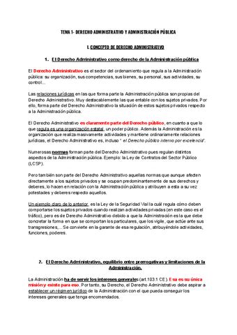 Tema Administrativo Apuntes Del Libro Pdf