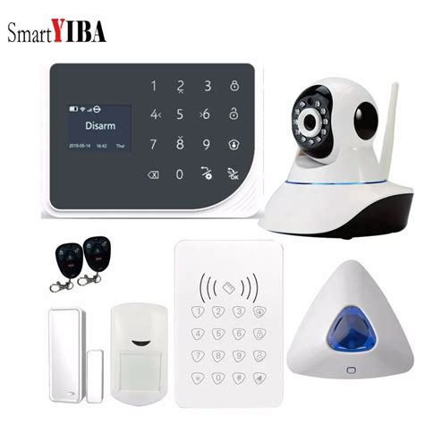 SmartYIBA Wireless GSM Burglar Alarm System WiFi Home Security Alarm ...