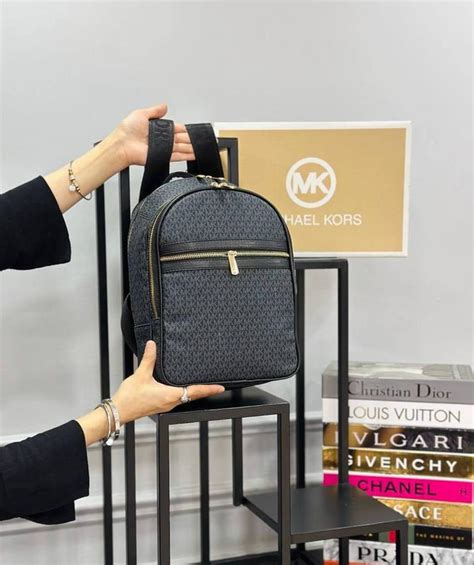 Рюкзак стильный черный женский мужской michael kors рюкзак майкл корс ...
