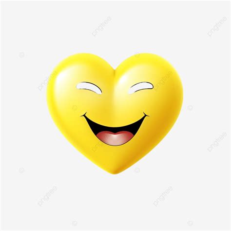 Smiling Emoji Heart With Closed Eyes Heart Love Emoticon Png