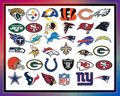 Bundle 33 Designs NFL logo svg, NFL Svg, NFL Team Svg, Nfl football svg ...