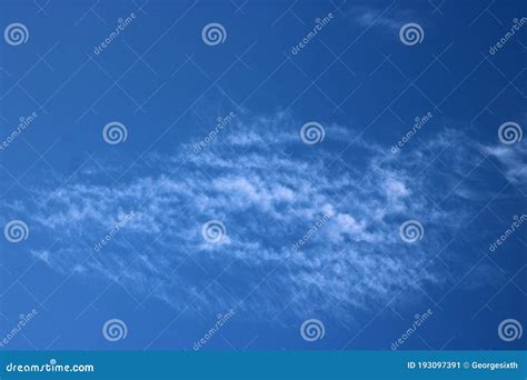 Cirrocumulus Clouds Seen Against Blue Sky Stock Image Image Of Blue Cumulus 193097391