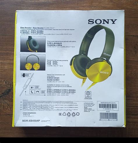 Wireless Over The Head Sony MDR XB450AP Headphone, 165 G at best price ...