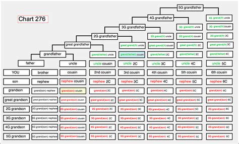 Family Tree First Cousin Diagram