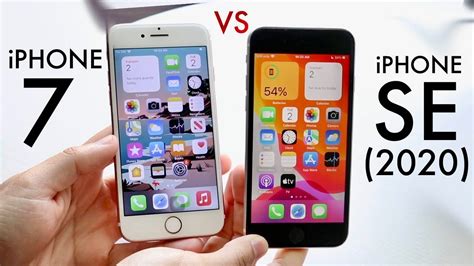 Iphone Se 2020 Vs Iphone 7 In 2022 Comparison Review Youtube