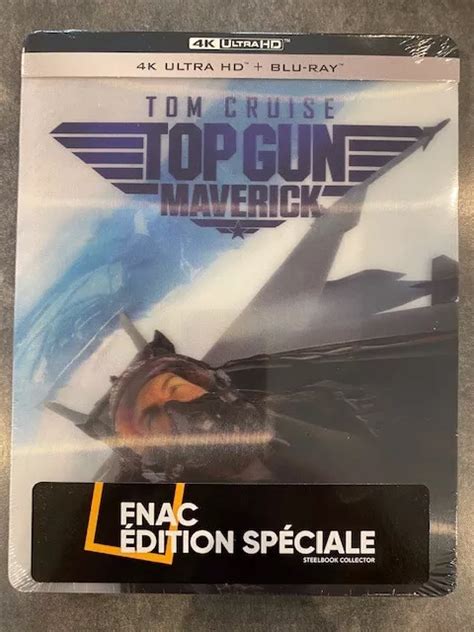 4K ULTRA HD Blu Ray Top Gun Maverick Tom Cruise Steelbook