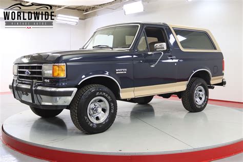 1990 Ford Bronco Eddie Bauer Edition Worldwide Vintage Autos