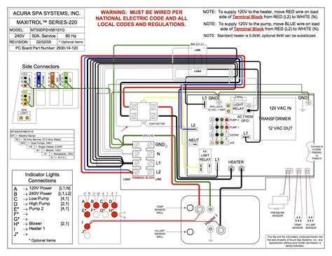 Hot Springs Spa Wiring Schematic Diagram