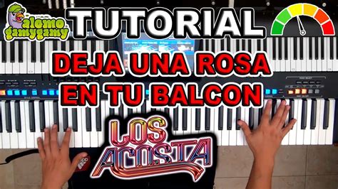 DEJA UNA ROSA EN TU BALCON LOS ACOSTAS Tutorial Figuras Y Acordes