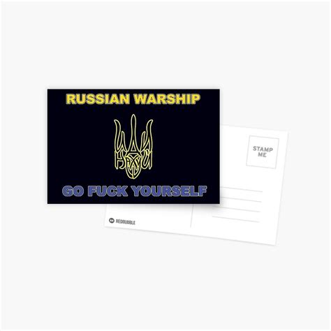 Russian Warship Go Fuck Yourself Stop War In Ukraine Stand With Ukraine Stop Rascism